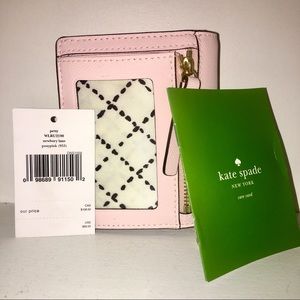 NWT Kate Spade leather clutch wallet